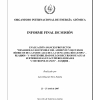 Evaluación proyectos desarrollo sostenible del ambiente y recursos hídricos CARL y sostenibilidad 2007